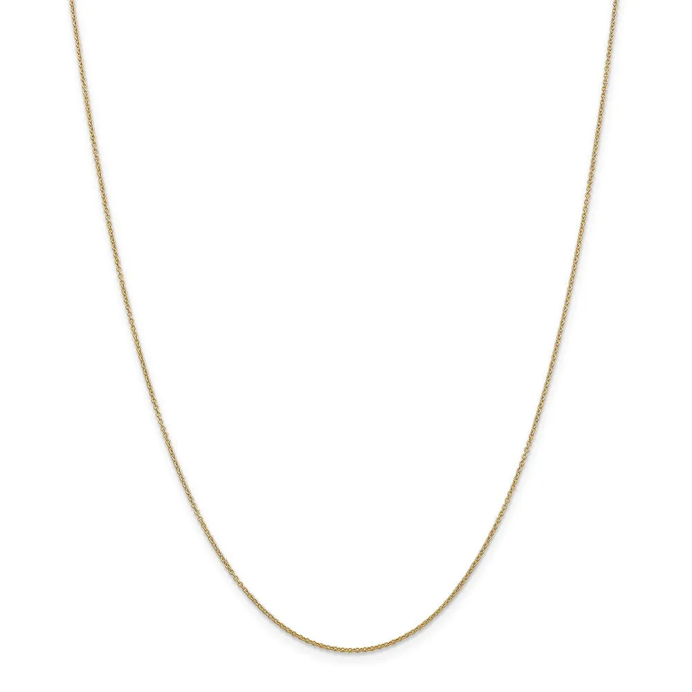 14k Yellow Gold Bowling Pins and Ball Necklace