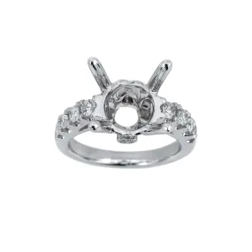 18K White Gold BJ7348R3 Women's Ring With 0.56 CT Diamonds