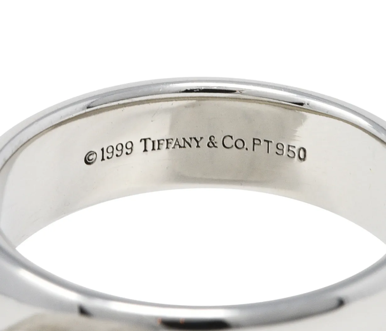 1999 Tiffany & Co. Platinum 6 MM Men's Wedding Band Ring