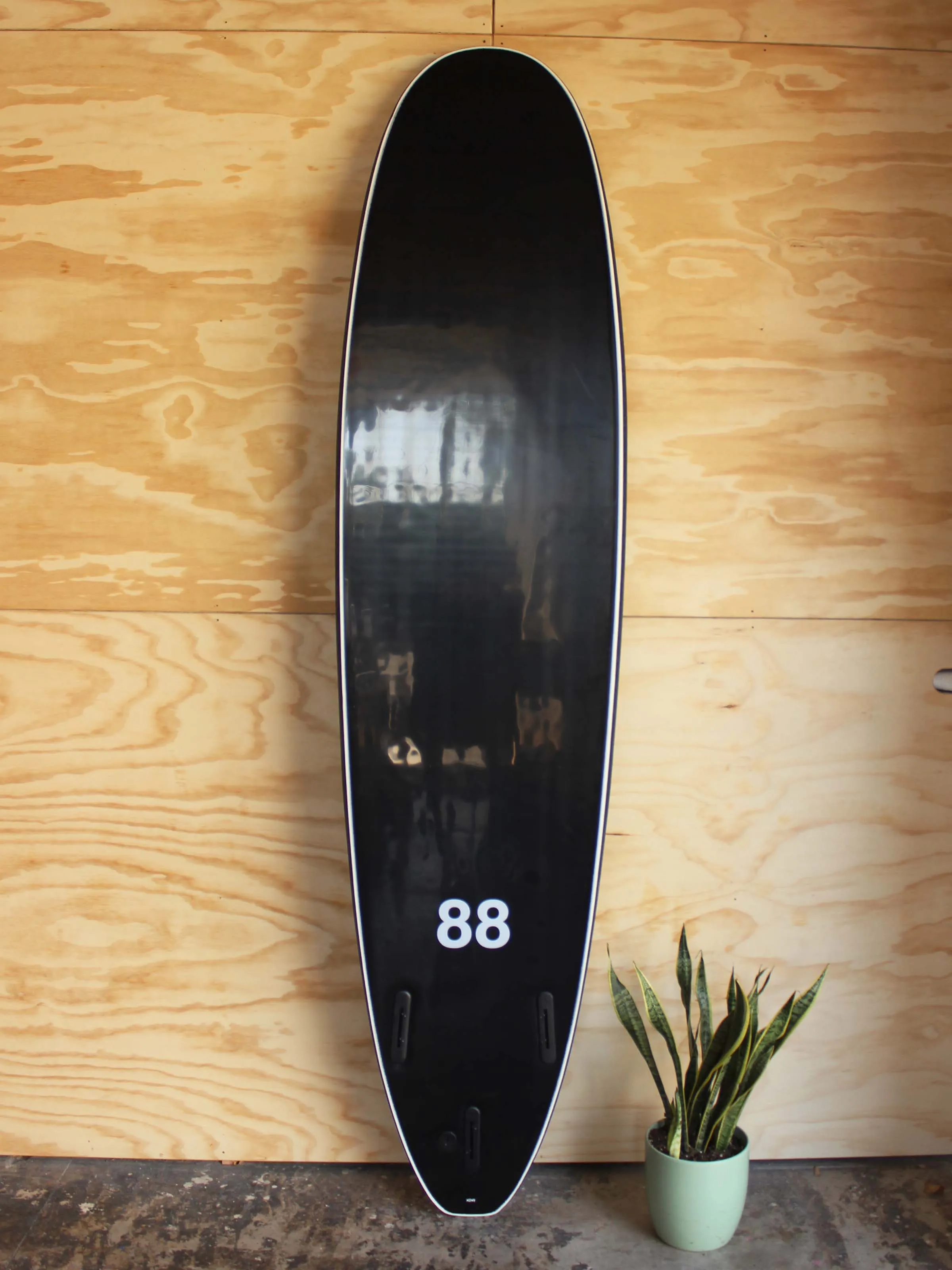 8'0 88 Surfboard ~ Black/Black