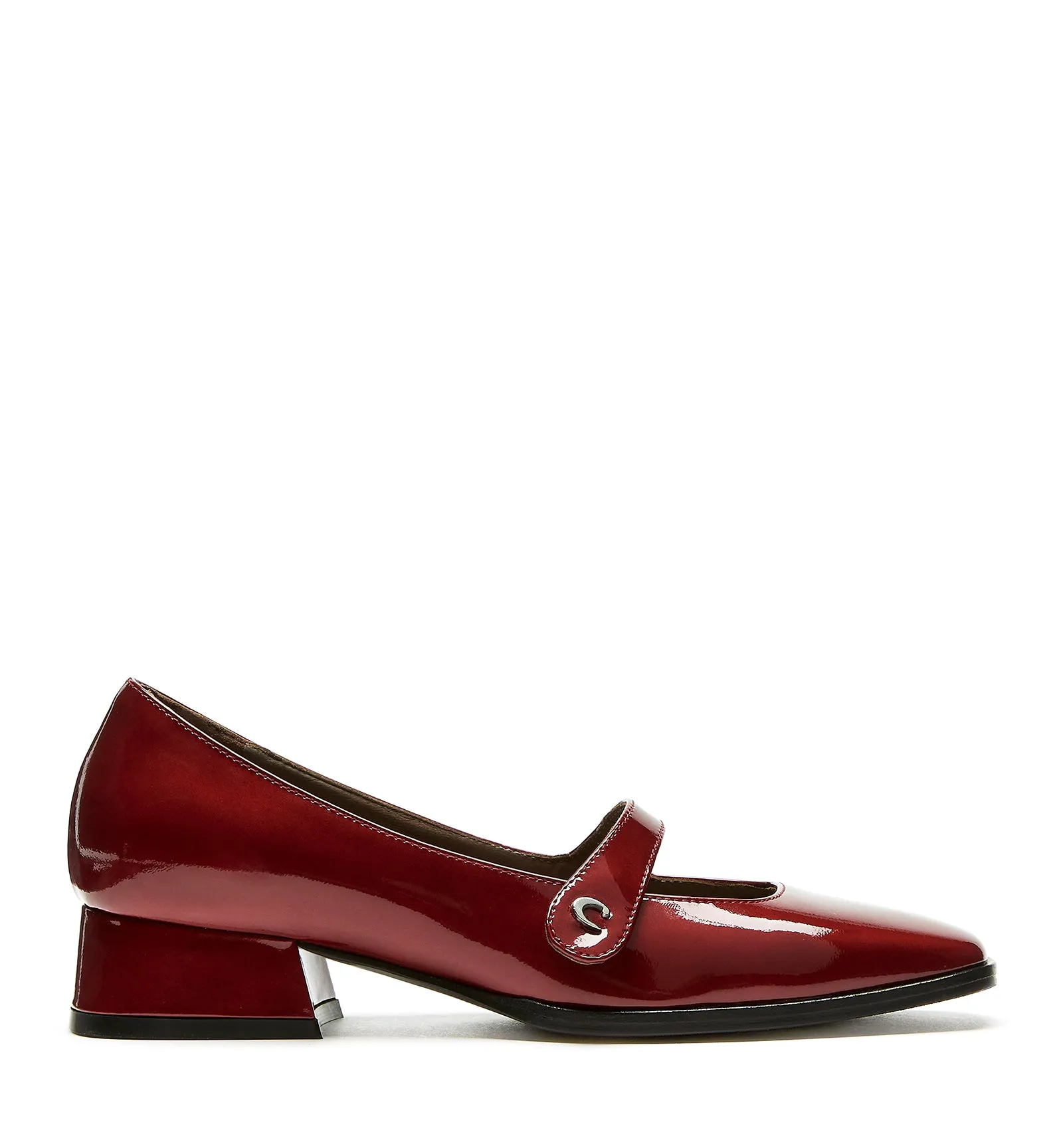 ADELE MARY JANE PATENT LEATHER HEEL