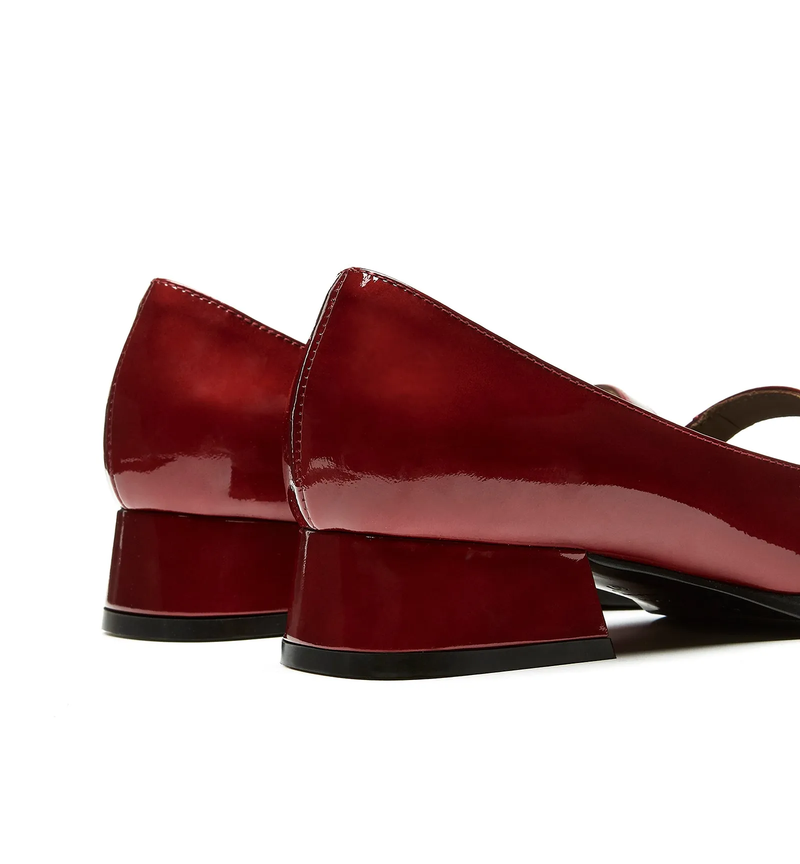 ADELE MARY JANE PATENT LEATHER HEEL