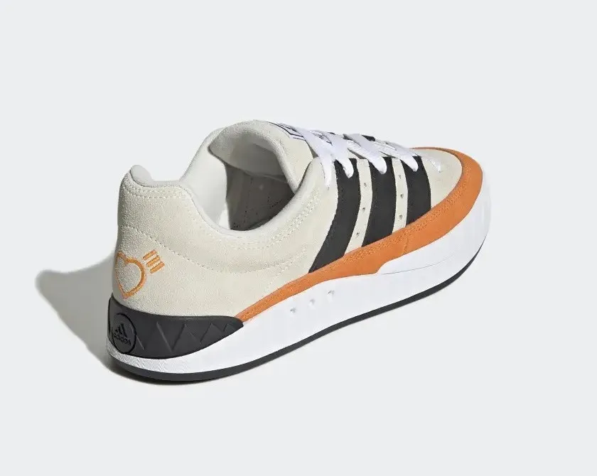 Adidas Adimatic Human Made Off White Core Black Bright Orange HP9916