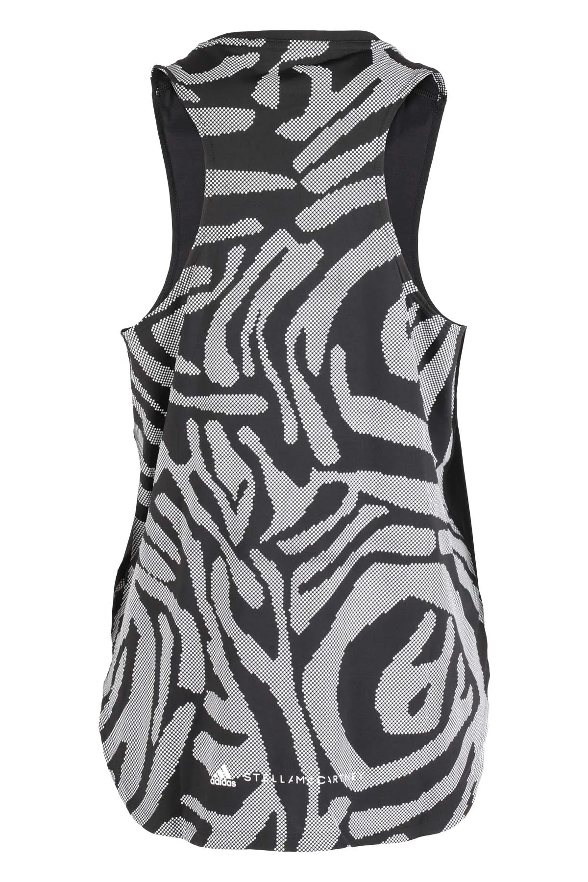 Adidas By Stella McCartney Zebra Pattern Crewneck Tank Top