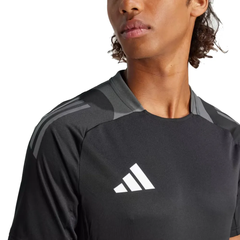 Adidas Men's Tiro 24 Competition Training Jersey (Black/Team Dark Grey)