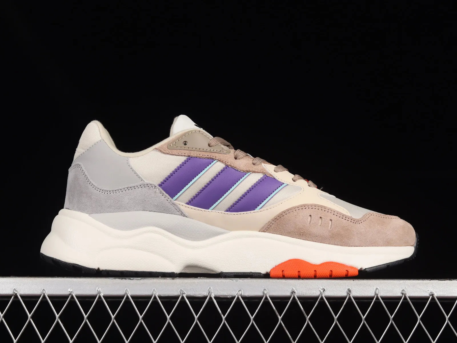 Adidas Originals Retropy F90 Light Grey Purple Orange HP8029