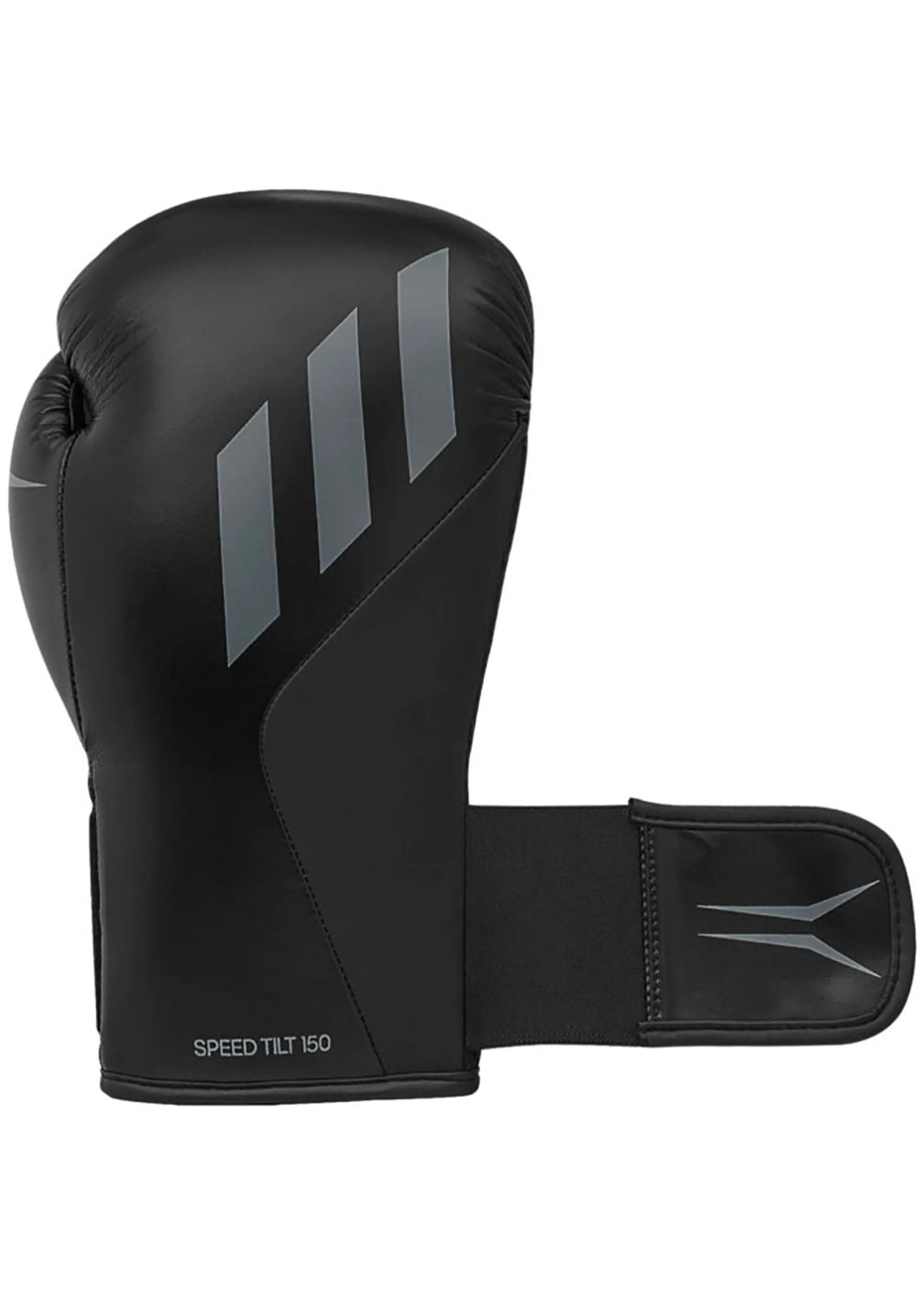 Adidas Speed Tilt 150 Boxing Gloves Black with FREE Adidas Shin Protectors  SPD150TG-BBG BLACK