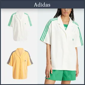 adidas  |Street Style Cotton Logo Shirts & Blouses