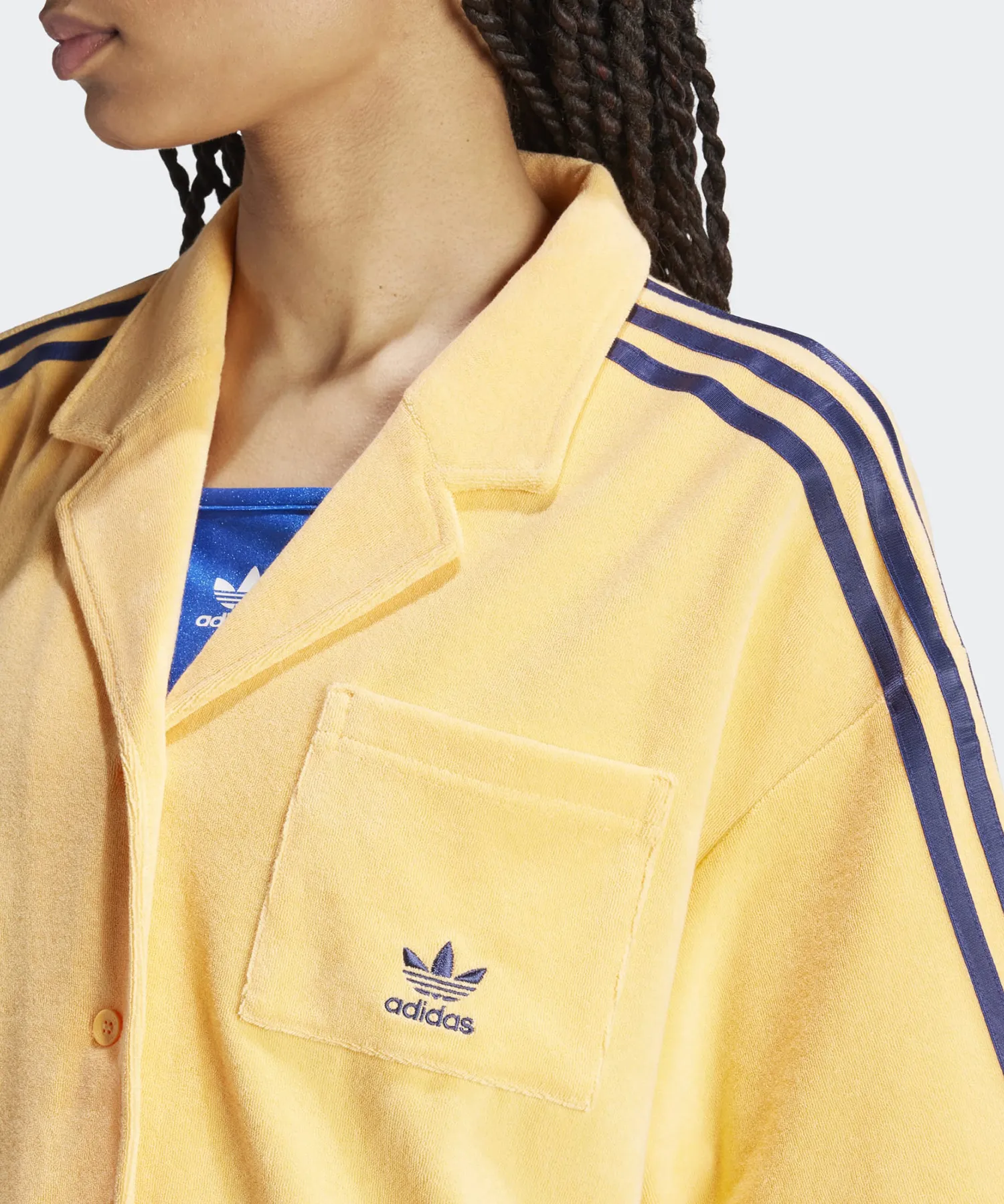 adidas  |Street Style Cotton Logo Shirts & Blouses