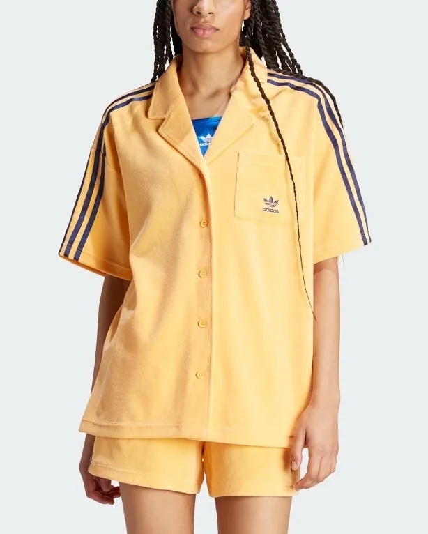 adidas  |Street Style Cotton Logo Shirts & Blouses