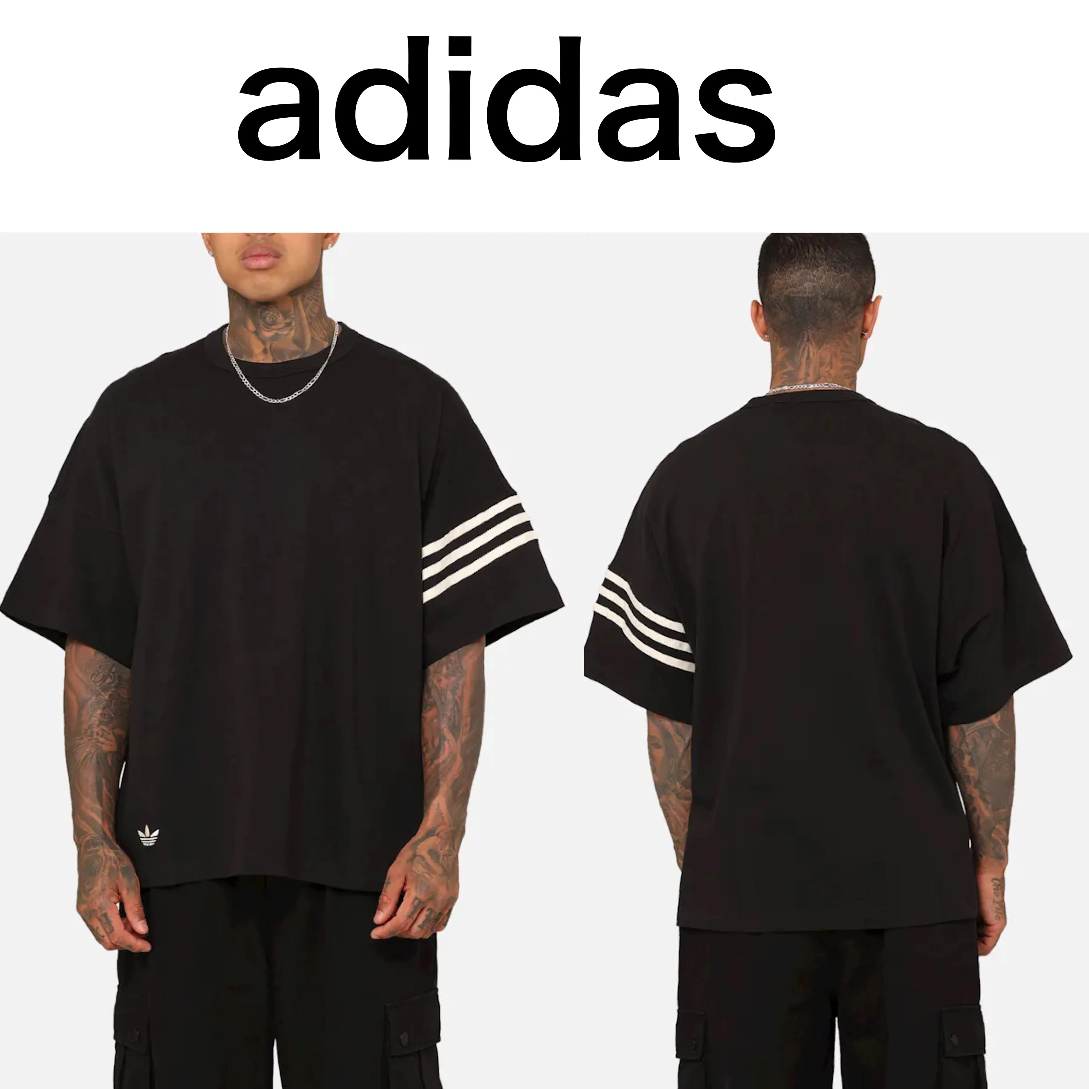 adidas  |Street Style Cotton Short Sleeves Logo T-Shirts