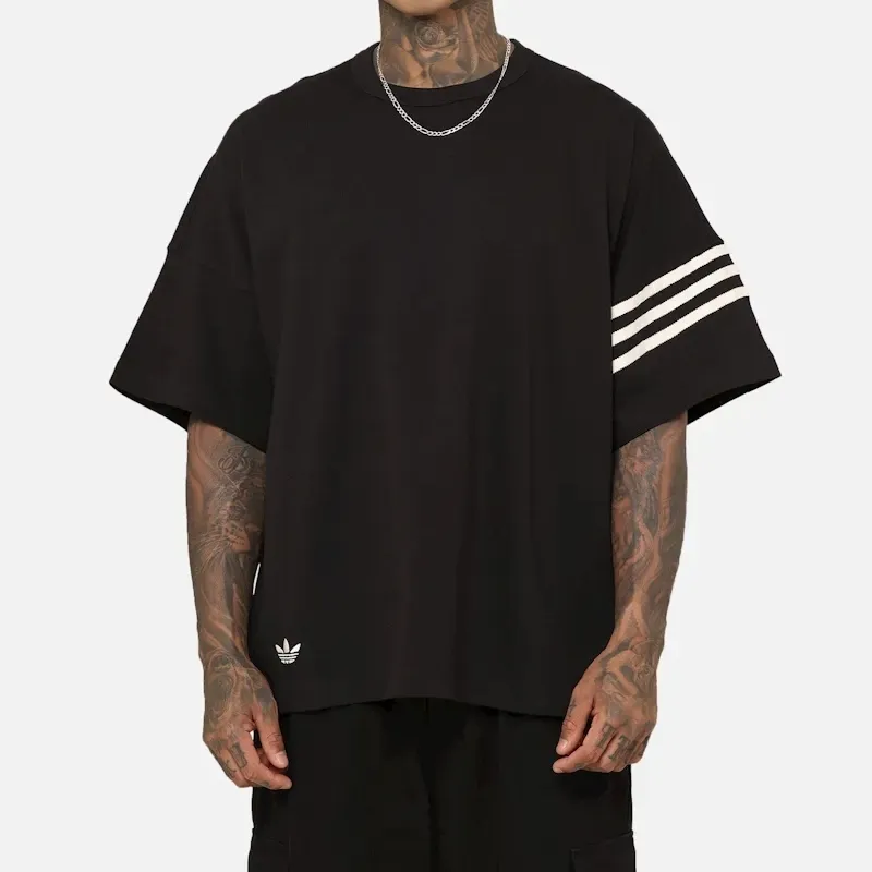 adidas  |Street Style Cotton Short Sleeves Logo T-Shirts