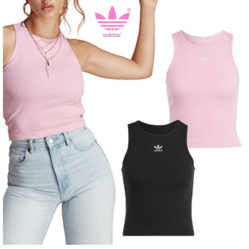 adidas  |Street Style Logo Tanks & Camisoles