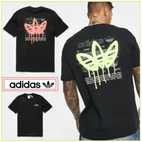 adidas  |Street Style Plain Short Sleeves Logo T-Shirts