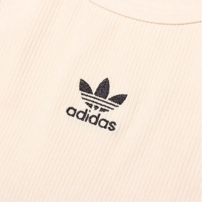 adidas  |Street Style U-Neck Plain Cotton Logo Tanks & Camisoles