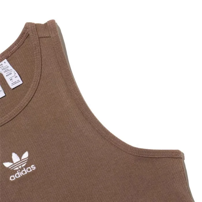 adidas  |Street Style U-Neck Plain Cotton Logo Tanks & Camisoles