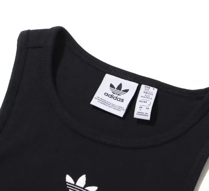 adidas  |Street Style U-Neck Plain Cotton Logo Tanks & Camisoles