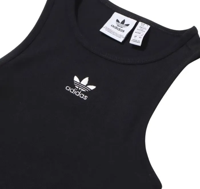 adidas  |Street Style U-Neck Plain Cotton Logo Tanks & Camisoles