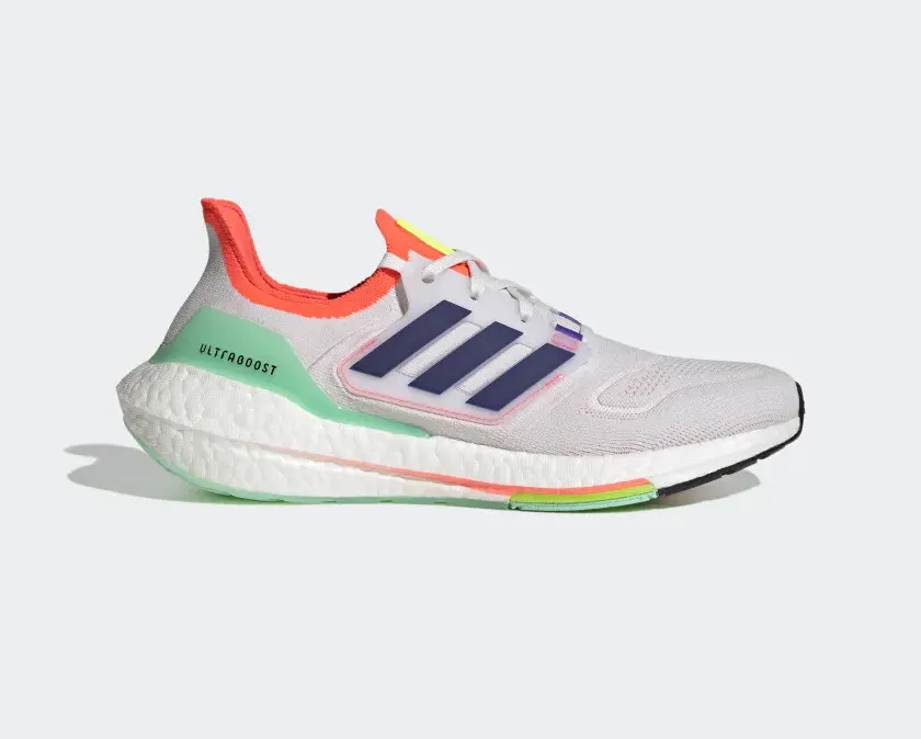 Adidas Ultraboost 22 Crystal White Legacy Indigo Turbo GY8688