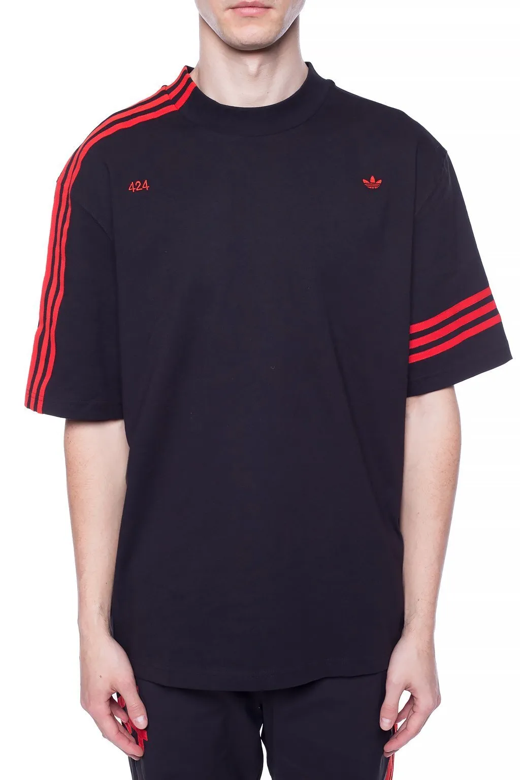 adidas  |Unisex Street Style Cotton Logo T-Shirts