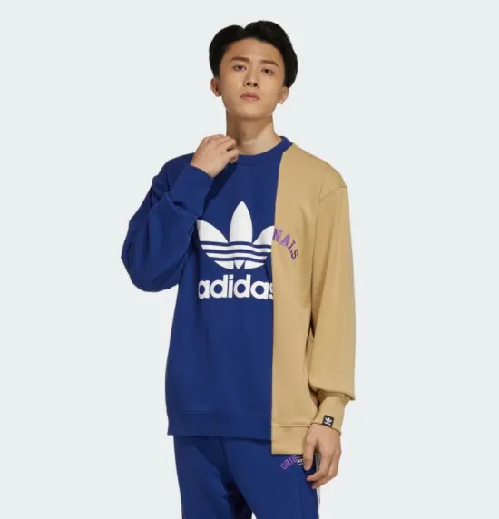 adidas  |Unisex Street Style Logo Sweatshirts