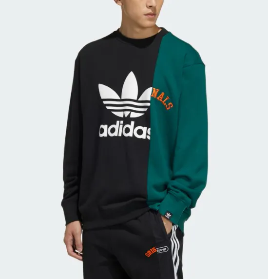 adidas  |Unisex Street Style Logo Sweatshirts