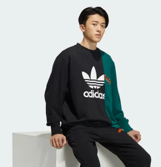 adidas  |Unisex Street Style Logo Sweatshirts