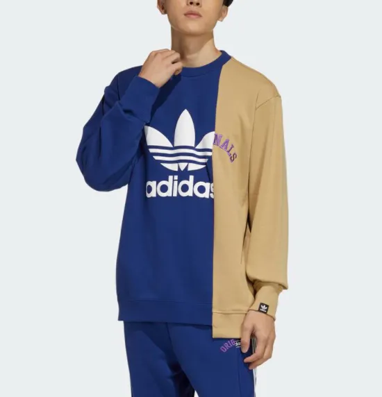 adidas  |Unisex Street Style Logo Sweatshirts