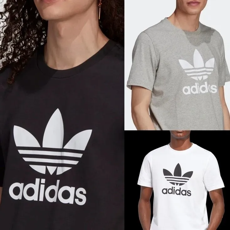 adidas  |Unisex Street Style Logo T-Shirts