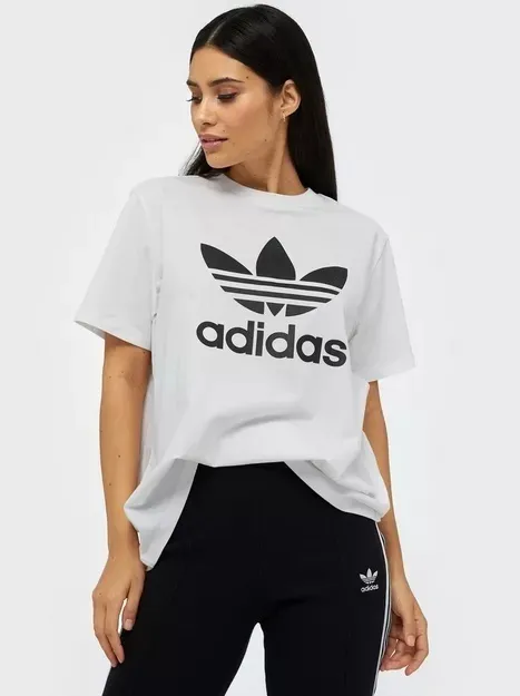 adidas  |Unisex Street Style Logo T-Shirts