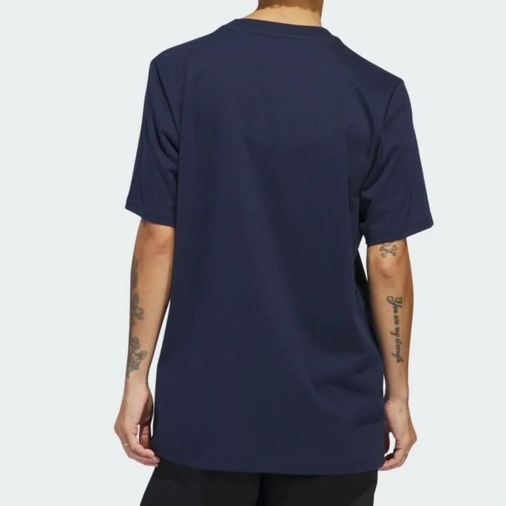 adidas  |Unisex Street Style Oversized Logo T-Shirts