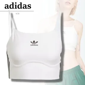 adidas  |Unisex Street Style Plain Logo Tanks & Camisoles