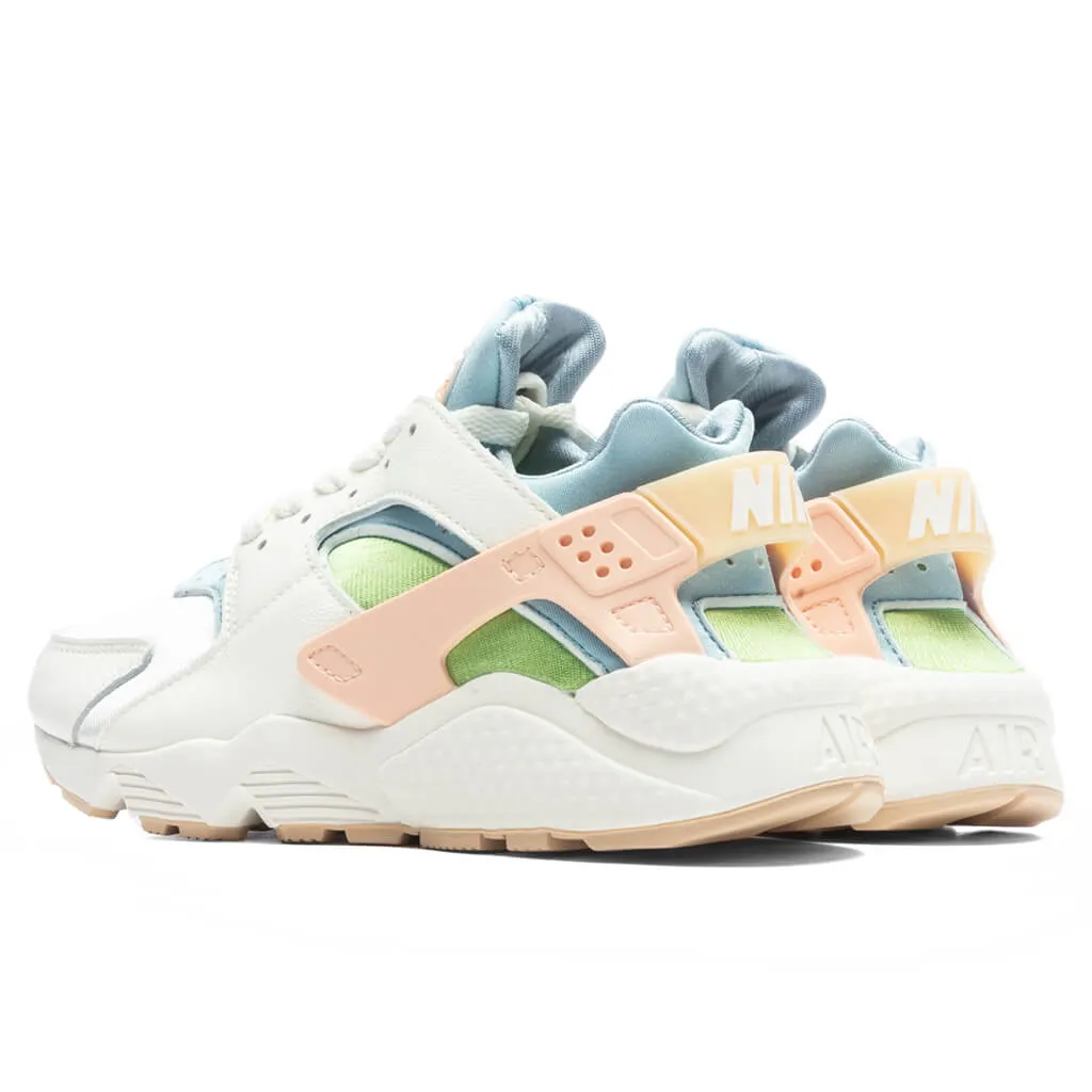 Air Huarache SE Women's - Sail/Arctic Orange/Worn Blue/Vivid Green