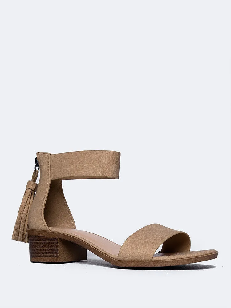 Ankle Strap Block Heel Sandal