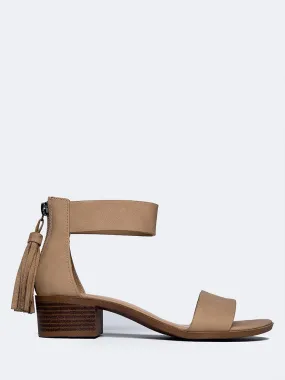 Ankle Strap Block Heel Sandal