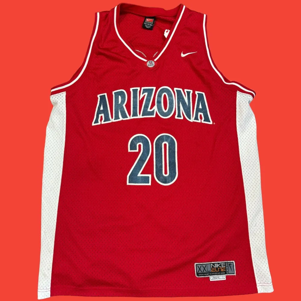 Arizona Wildcats Nike Elite Basketball 20 Jersey 2XL