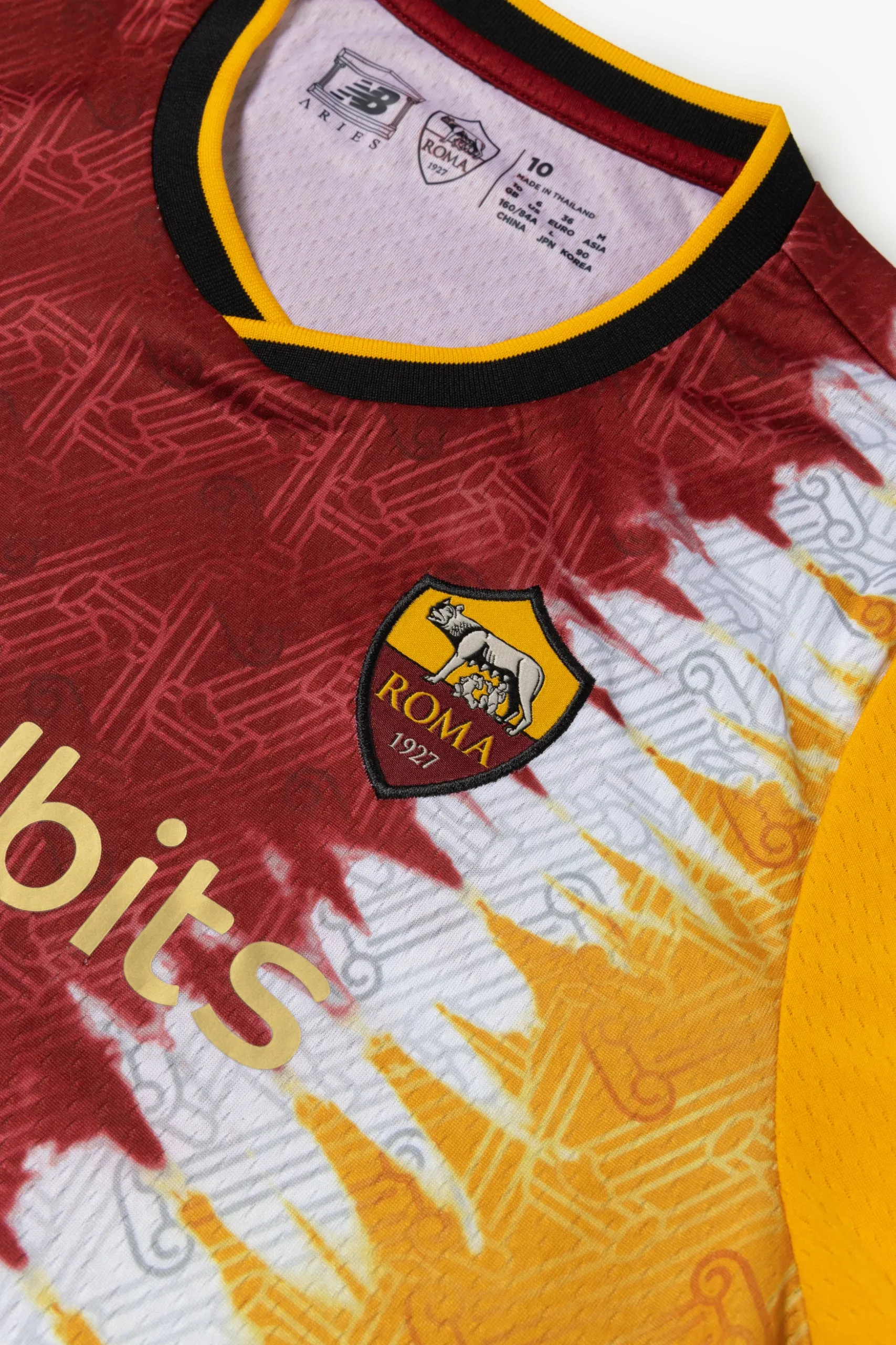 AS Roma X Aries Womens Elite SS Giallorosso Jersey_WT239932