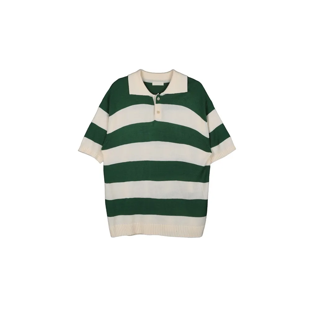 ASCLO  |Stripes Casual Style Unisex Street Style Bi-color