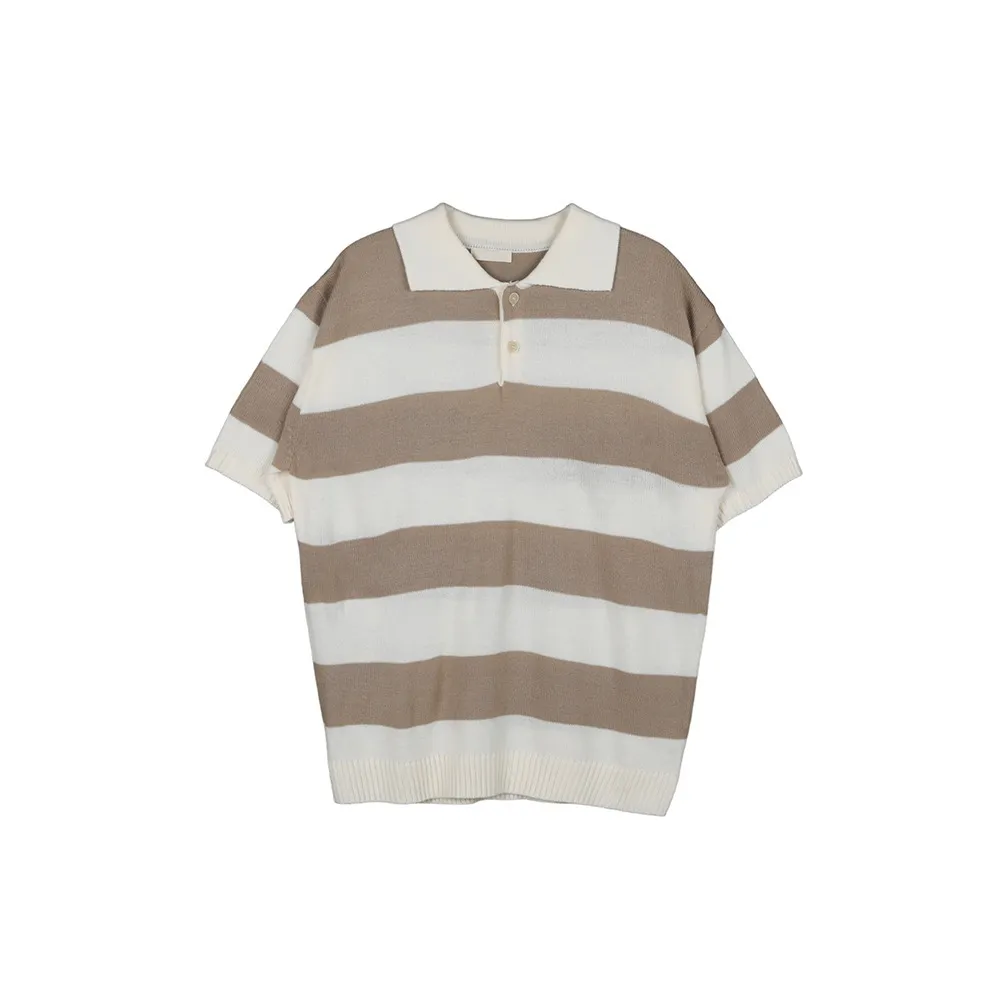 ASCLO  |Stripes Casual Style Unisex Street Style Bi-color