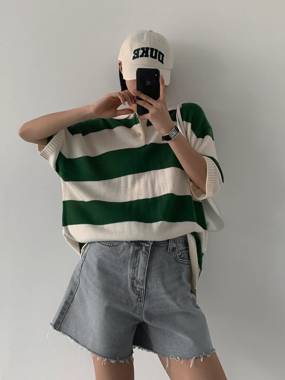 ASCLO  |Stripes Casual Style Unisex Street Style Bi-color