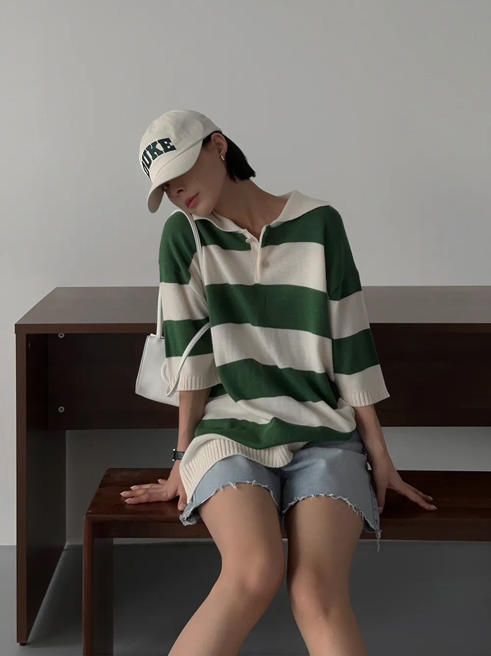 ASCLO  |Stripes Casual Style Unisex Street Style Bi-color