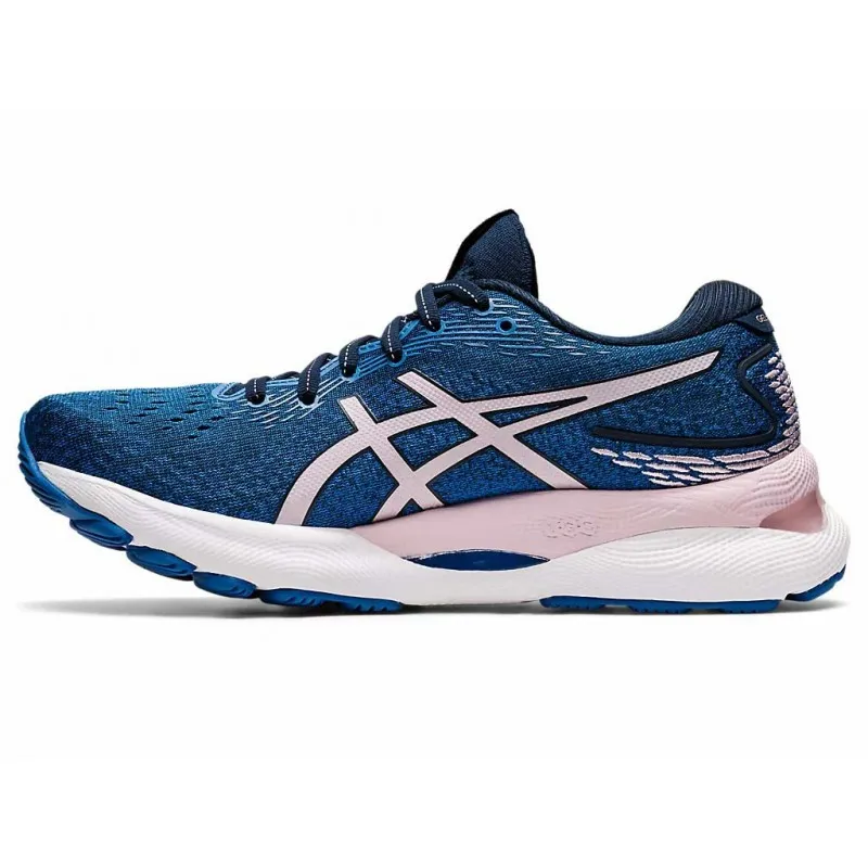 ASICS GEL NIMBUS 24 FRENCH BLUE/BARELY ROSE FOR WOMEN'S