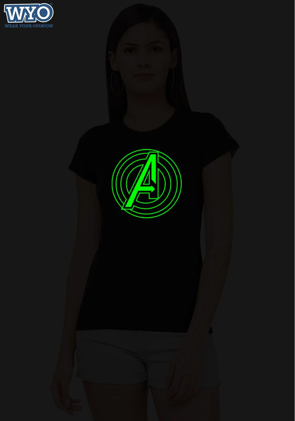 Avenger Logo Glow Women T-Shirt