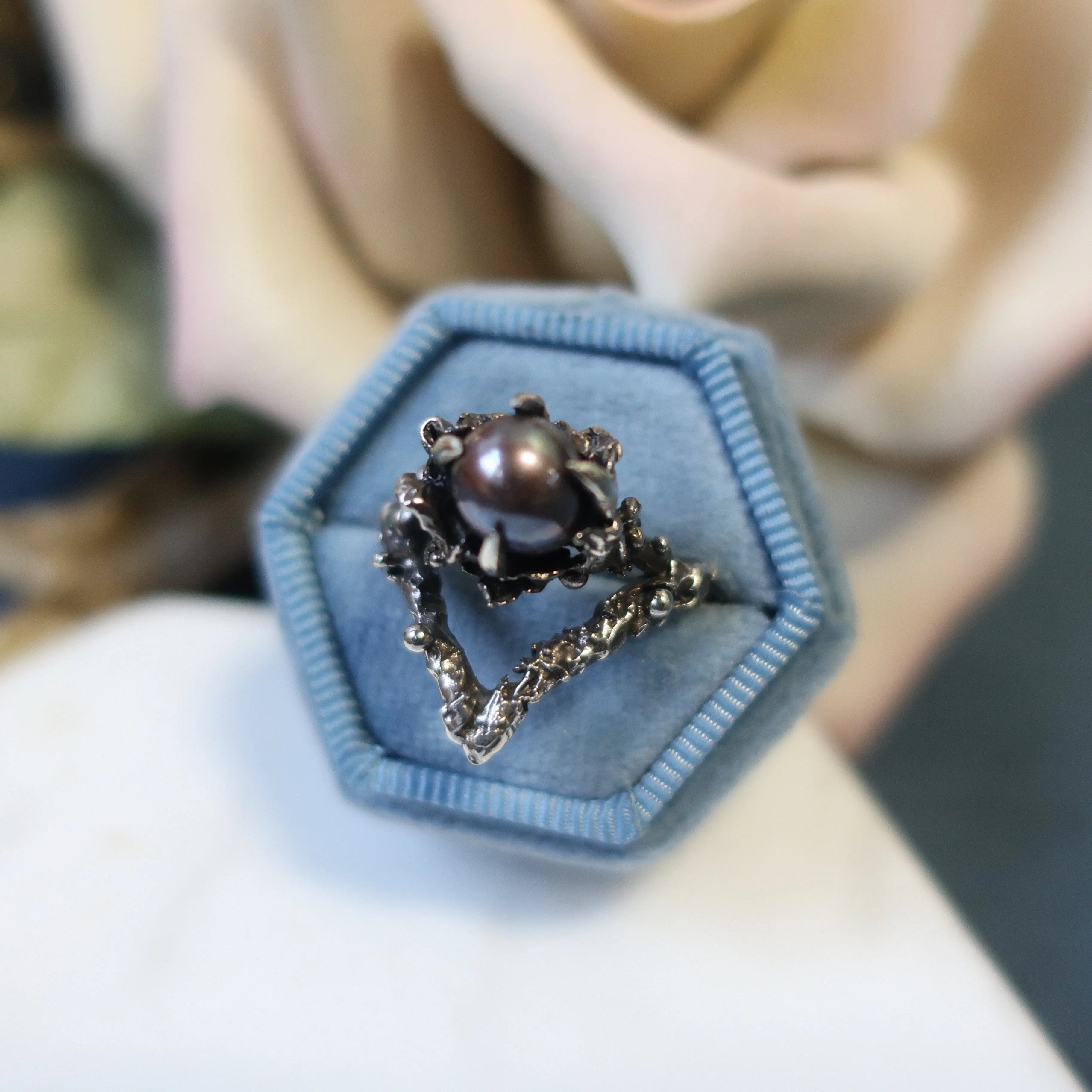 Black Pearl Ring