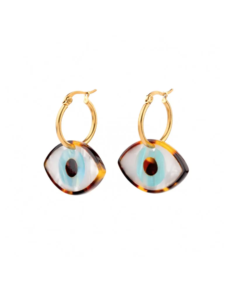 BLUE EYES EARRINGS