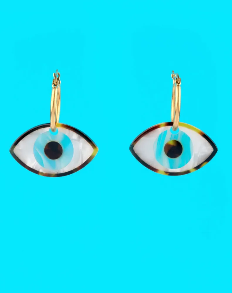 BLUE EYES EARRINGS