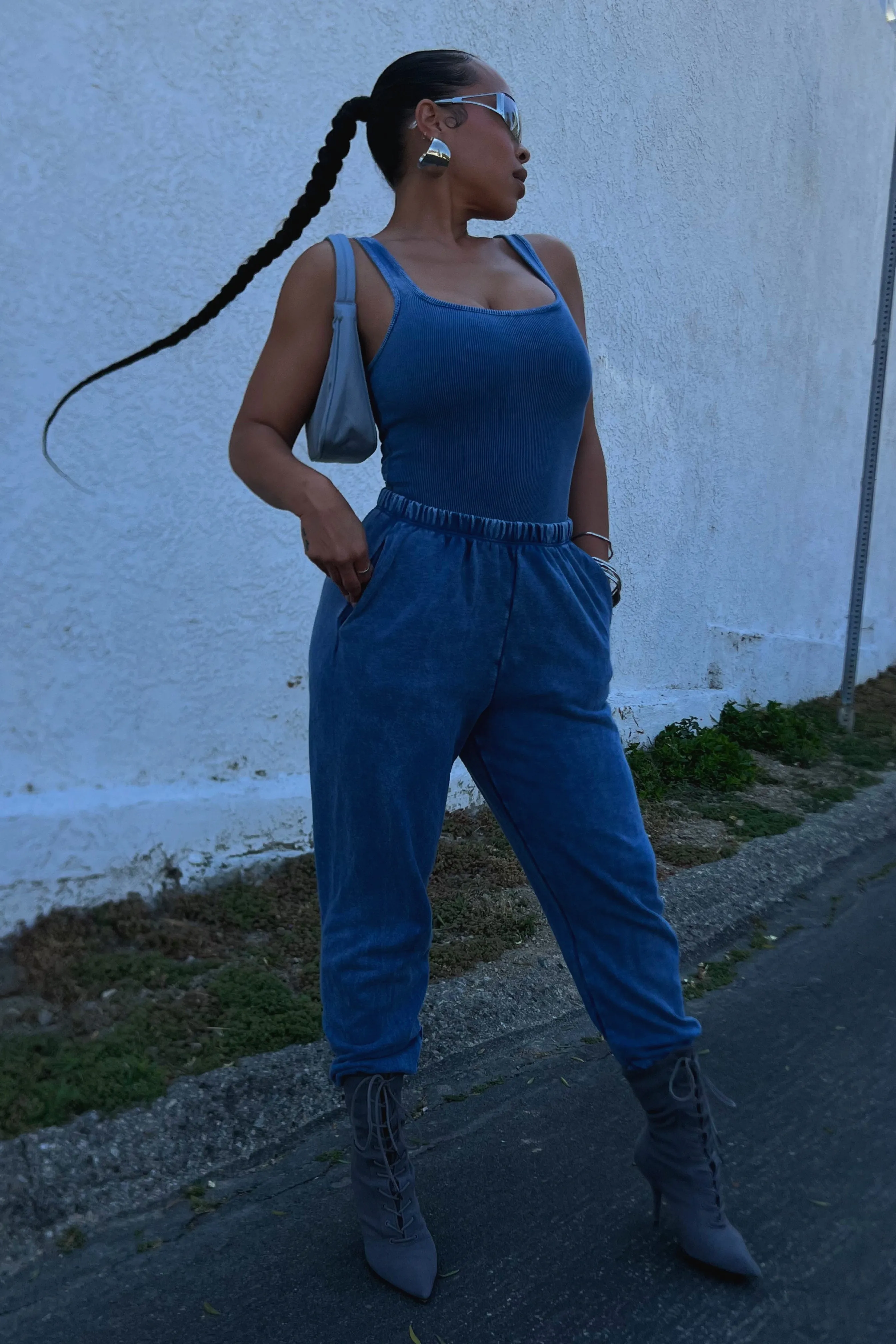 Blue Washed Sweats