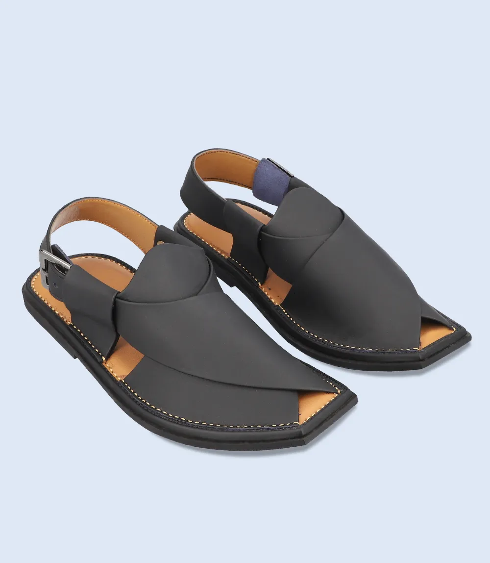 BM4557-BLACK-Men Peshawari's