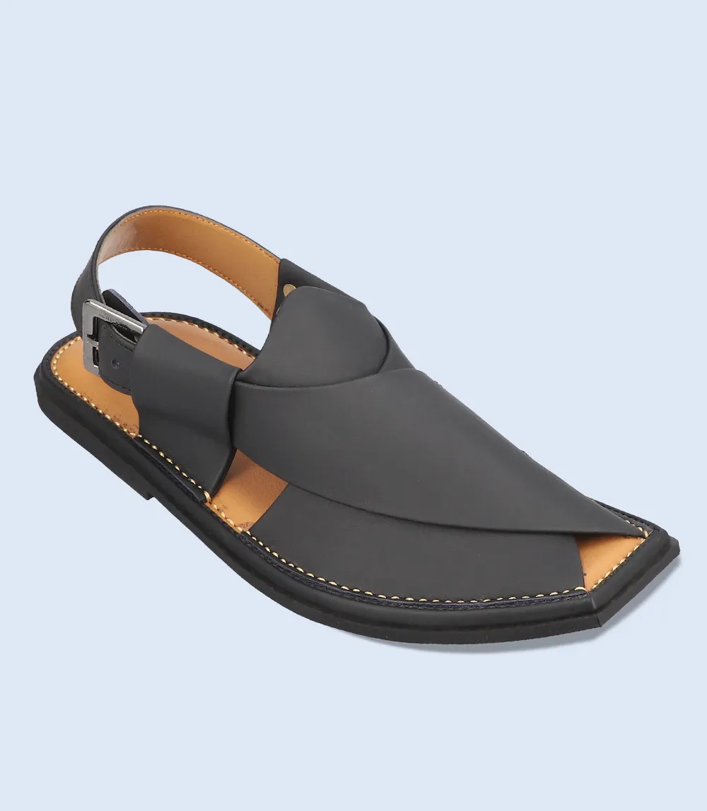 BM4557-BLACK-Men Peshawari's