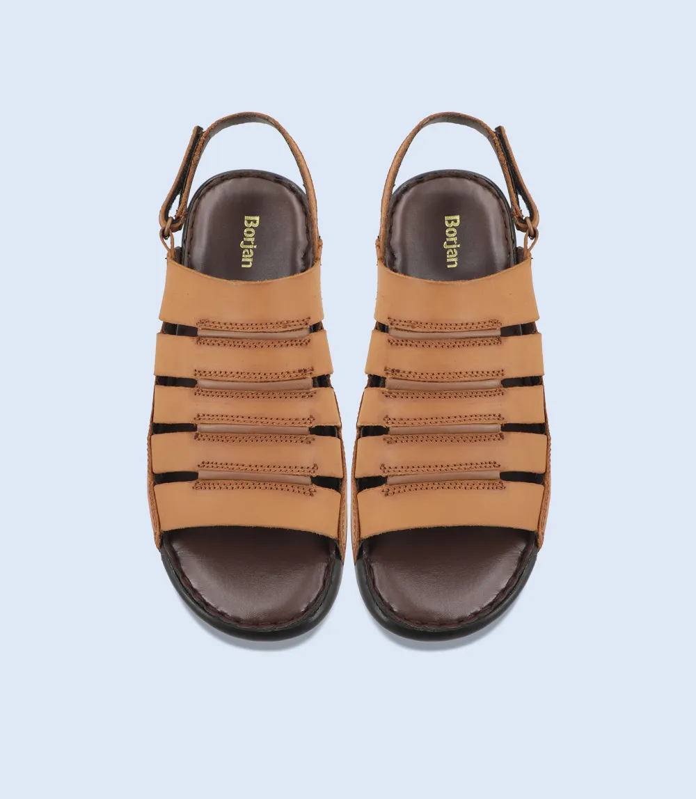 BM5492-MUSTARD-Men Sandals